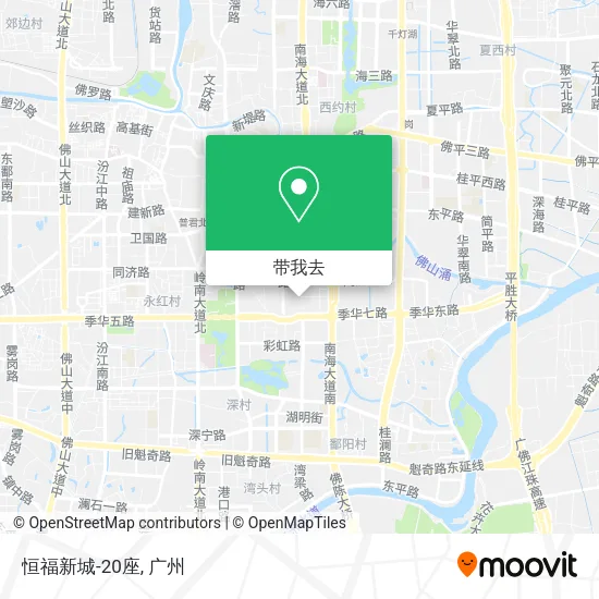 恒福新城-20座地图