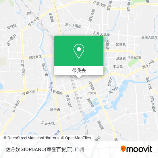 佐丹奴GIORDANO(摩登百货店)地图