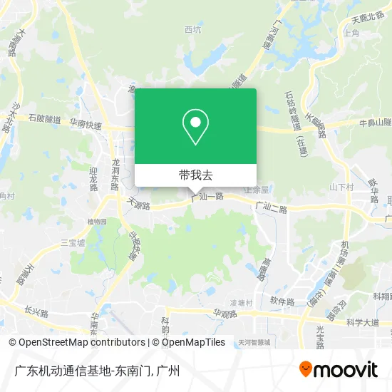 广东机动通信基地-东南门地图
