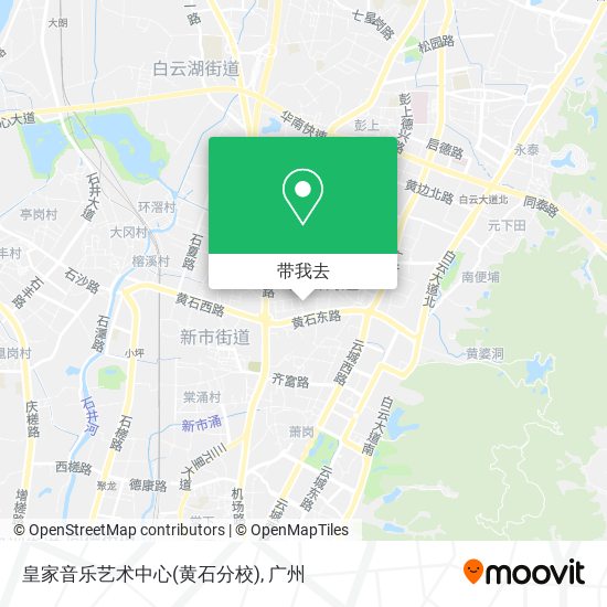 皇家音乐艺术中心(黄石分校)地图