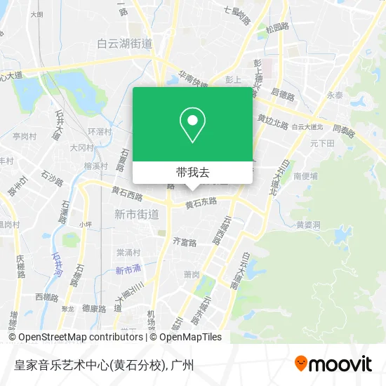 皇家音乐艺术中心(黄石分校)地图