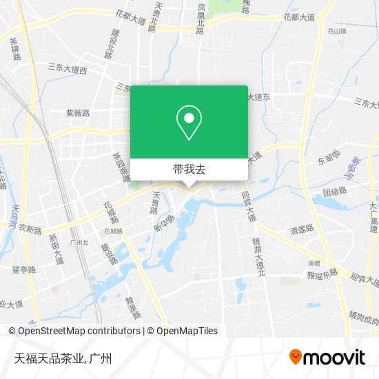 天福天品茶业地图