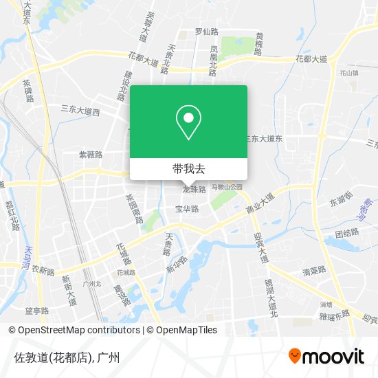 佐敦道(花都店)地图