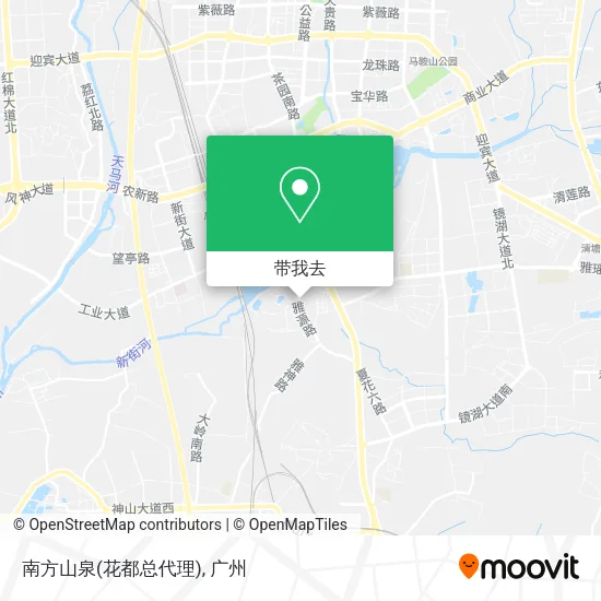 南方山泉(花都总代理)地图
