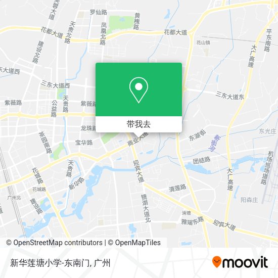 新华莲塘小学-东南门地图