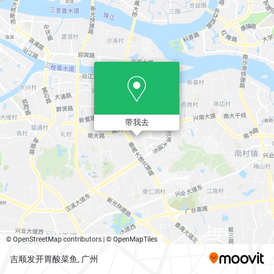 吉顺发开胃酸菜鱼地图