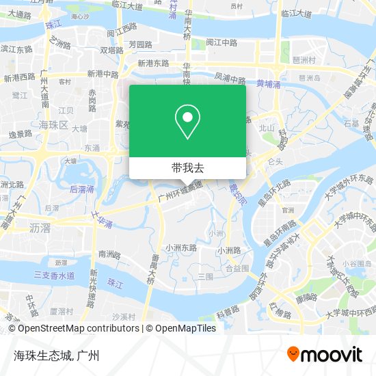 海珠生态城地图
