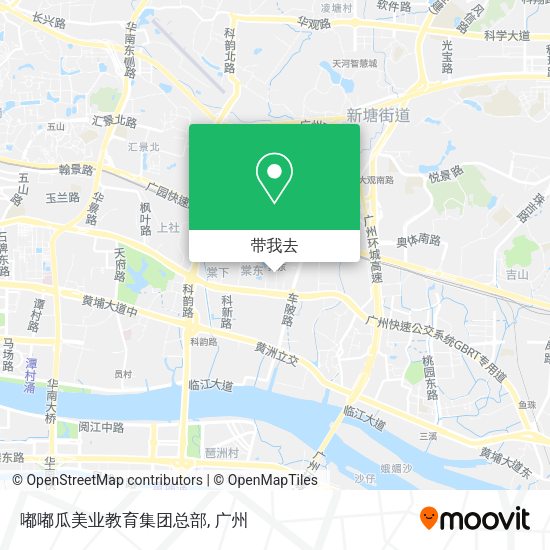 嘟嘟瓜美业教育集团总部地图