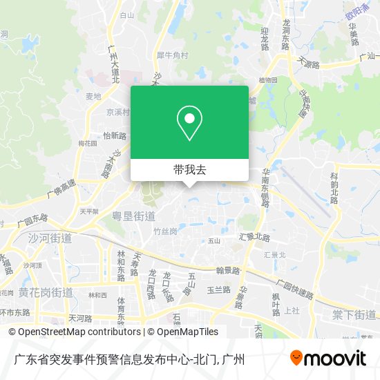 广东省突发事件预警信息发布中心-北门地图