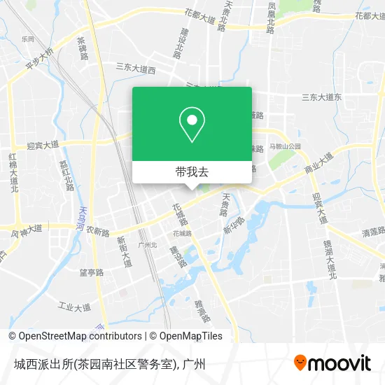 城西派出所(茶园南社区警务室)地图