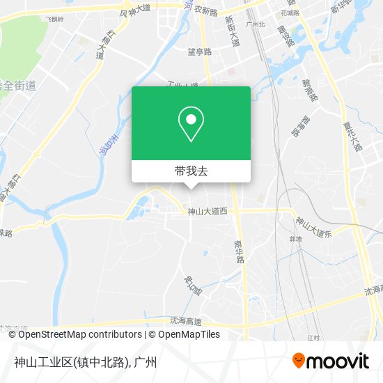 神山工业区(镇中北路)地图
