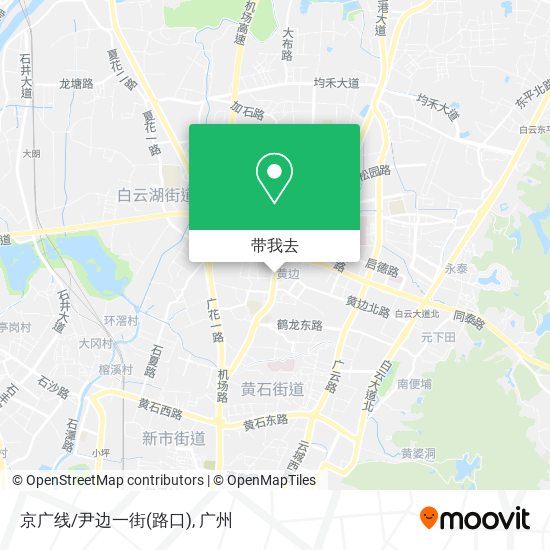 京广线/尹边一街(路口)地图