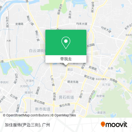 加佳服饰(尹边三街)地图