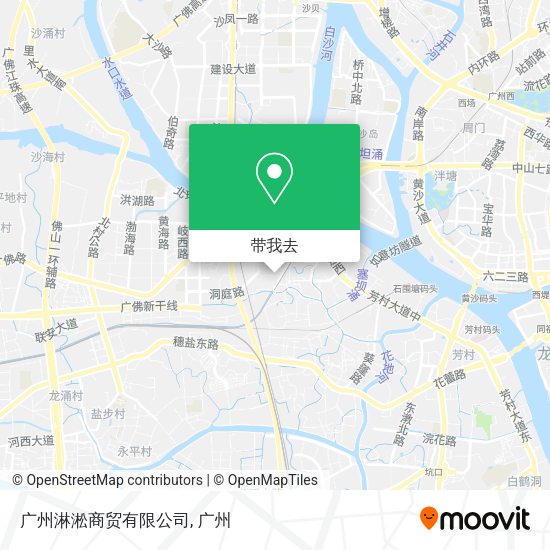 广州淋淞商贸有限公司地图