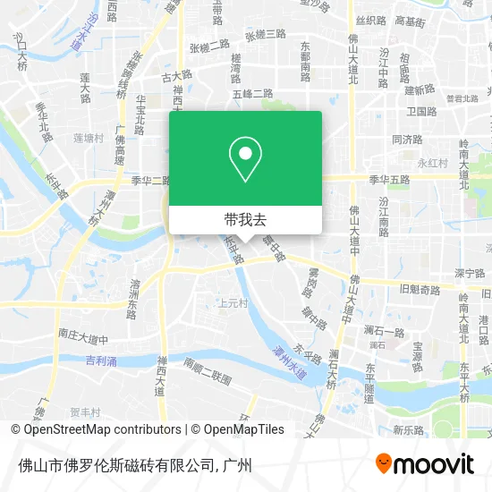 佛山市佛罗伦斯磁砖有限公司地图