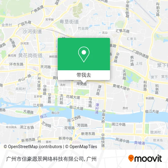 广州市信豪愿景网络科技有限公司地图