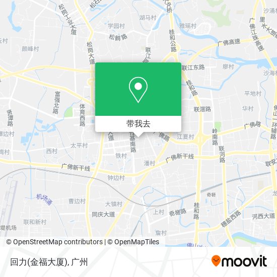 回力(金福大厦)地图