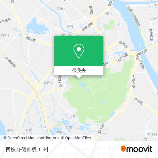 西樵山-遇仙桥地图