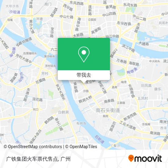 广铁集团火车票代售点地图