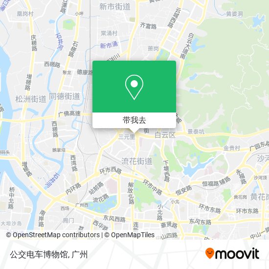 公交电车博物馆地图