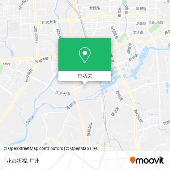 花都祈福地图