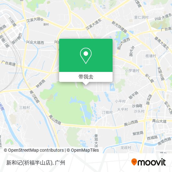 新和记(祈福半山店)地图