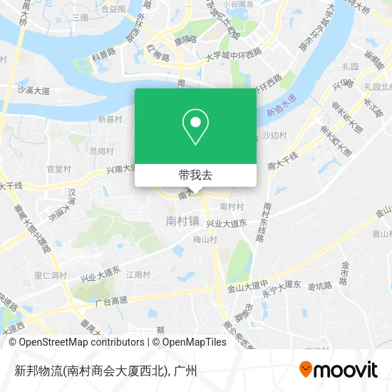 新邦物流(南村商会大厦西北)地图