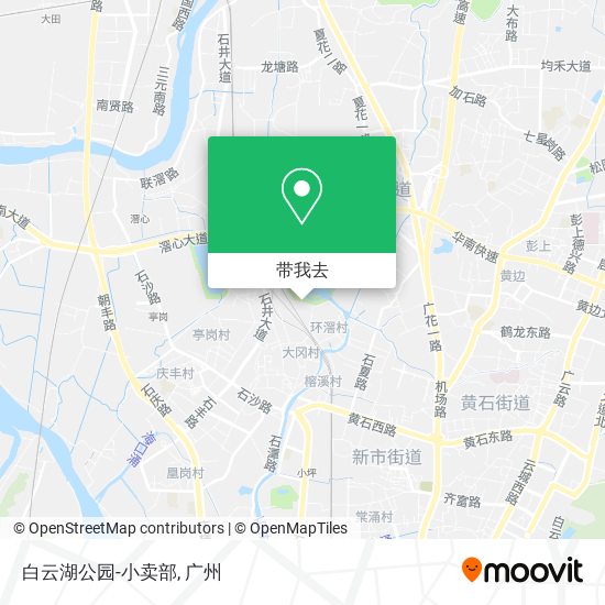 白云湖公园-小卖部地图