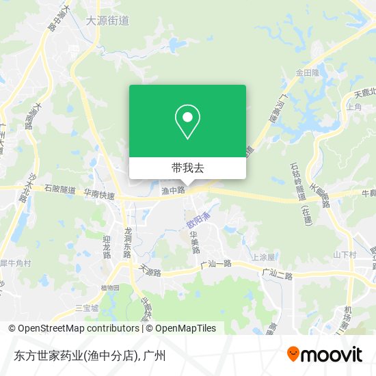 东方世家药业(渔中分店)地图