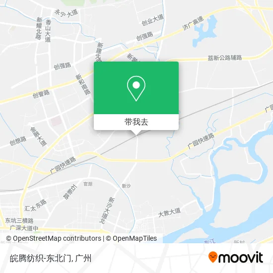 皖腾纺织-东北门地图