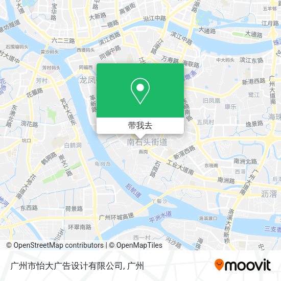 广州市怡大广告设计有限公司地图