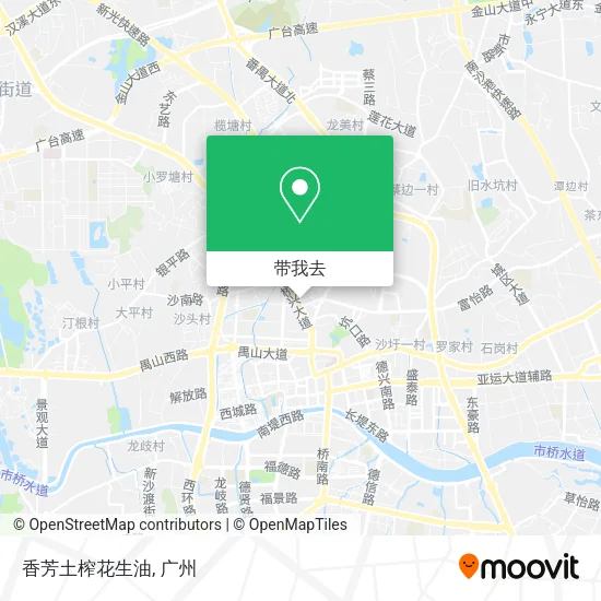 香芳土榨花生油地图