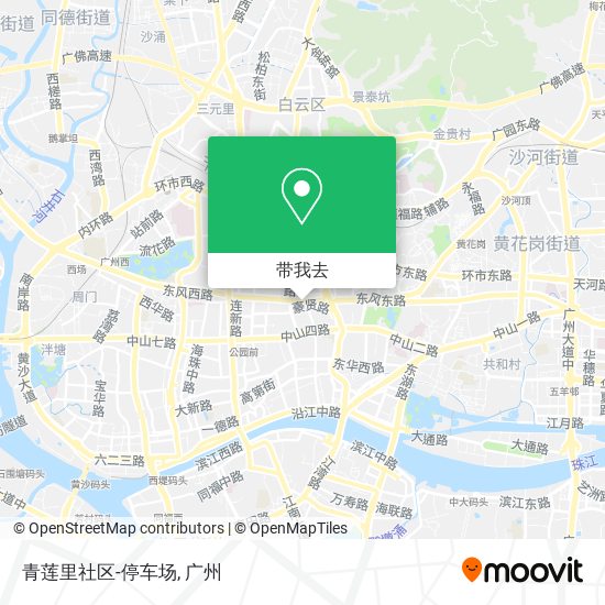 青莲里社区-停车场地图