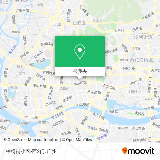 榨粉街小区-西2门地图