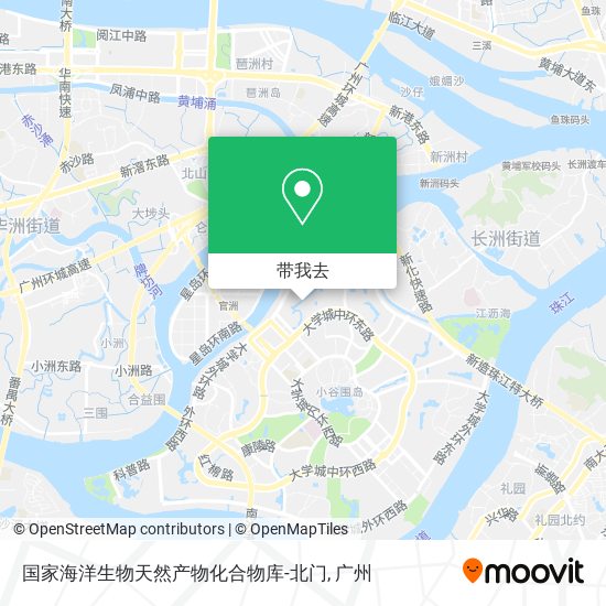 国家海洋生物天然产物化合物库-北门地图