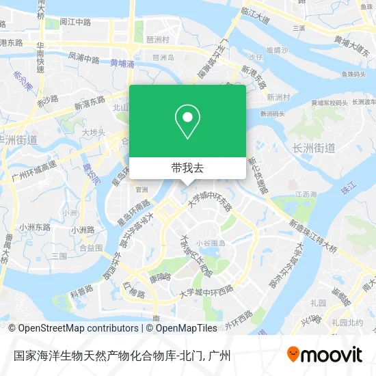 国家海洋生物天然产物化合物库-北门地图