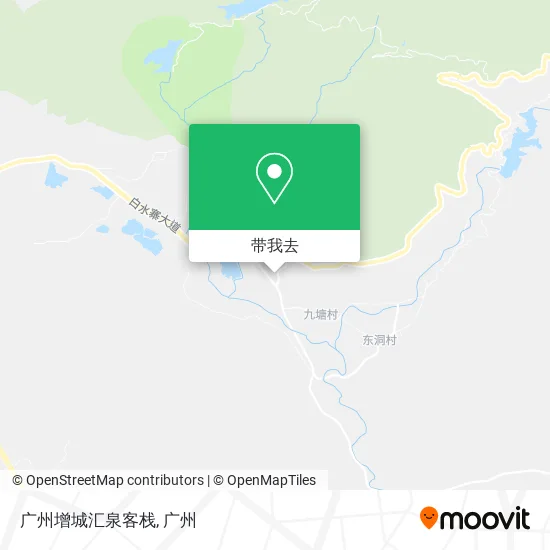 广州增城汇泉客栈地图