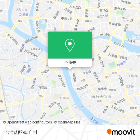 台湾盐酥鸡地图