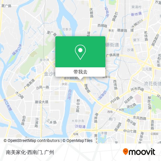 南美家化-西南门地图