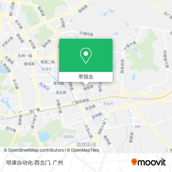 明康自动化-西北门地图