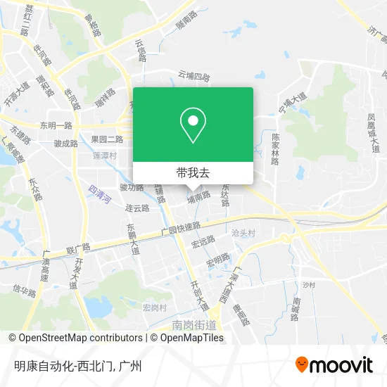 明康自动化-西北门地图