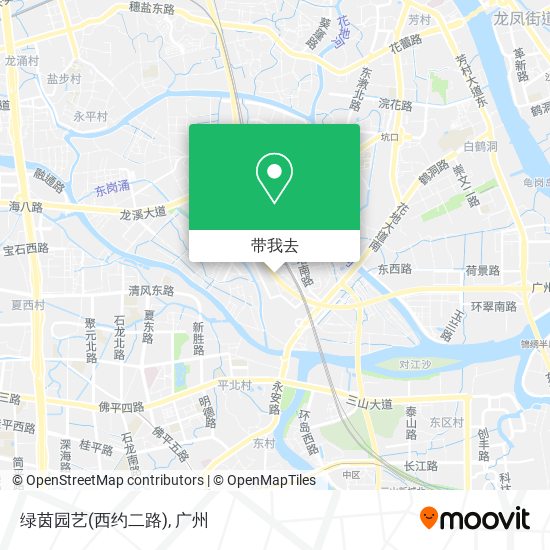 绿茵园艺(西约二路)地图