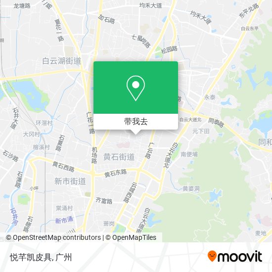 悦芊凯皮具地图