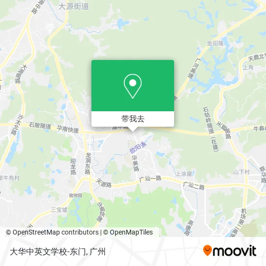 大华中英文学校-东门地图
