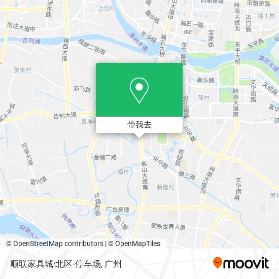 顺联家具城·北区-停车场地图
