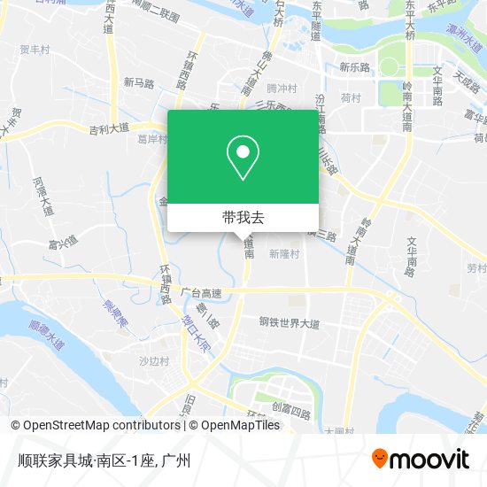 顺联家具城·南区-1座地图
