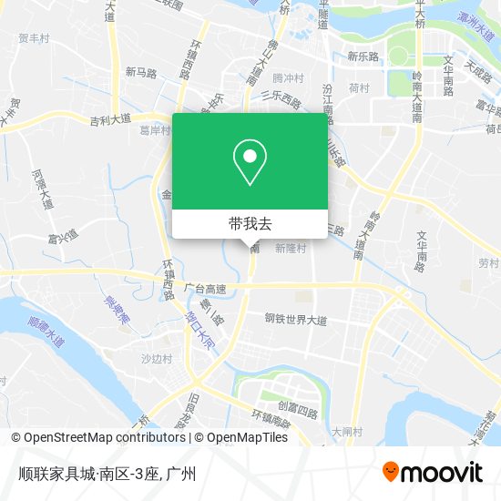 顺联家具城·南区-3座地图