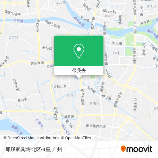 顺联家具城·北区-4座地图