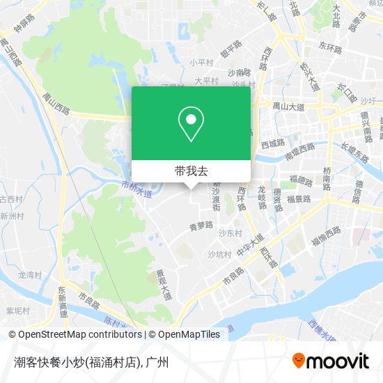 潮客快餐小炒(福涌村店)地图