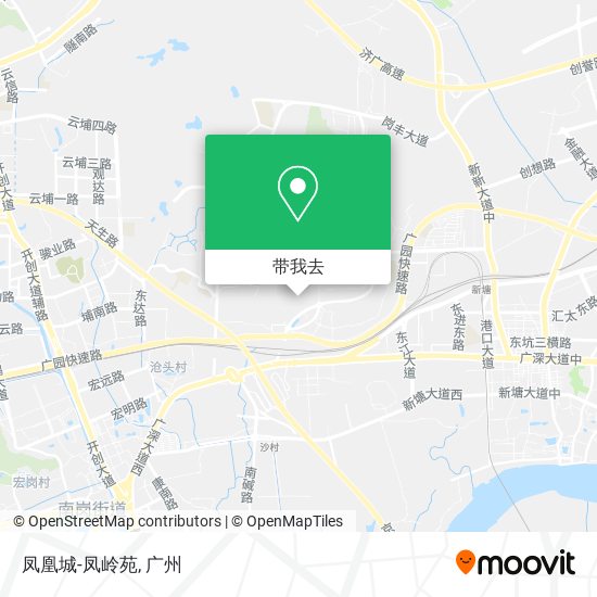 凤凰城-凤岭苑地图
